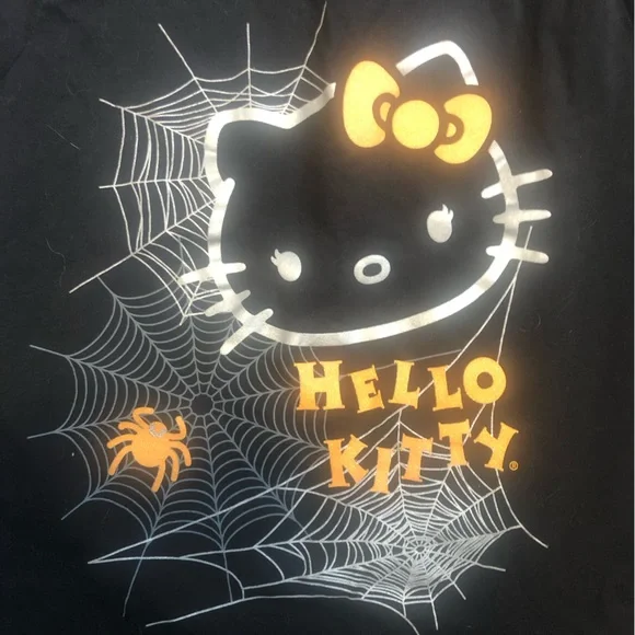 Hello Kitty Halloween black T-shirt - Picture 2 of 5
